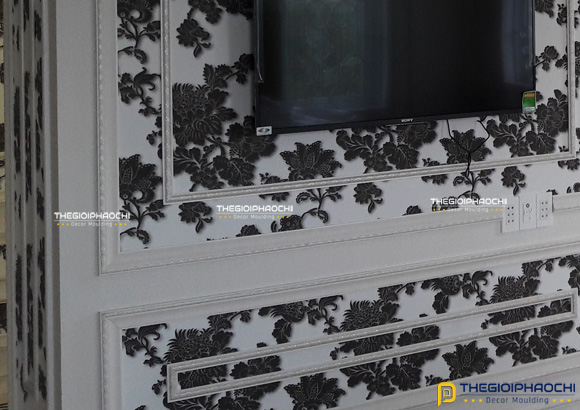 phào chỉ tường nhựa hàn quốc đẹp màu nc
